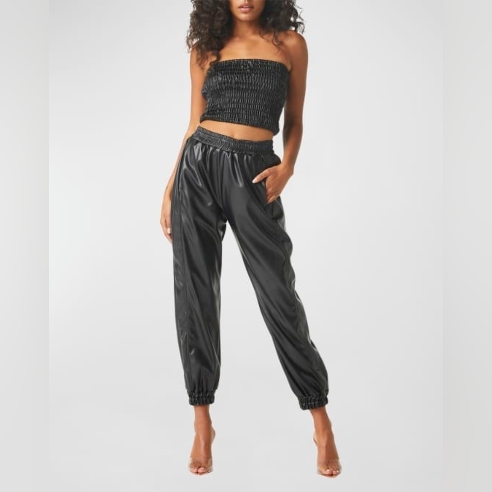 $315 Nwt Misa Kasta Faux Leather Jogger 24 To 30 Inch Waist Xxs